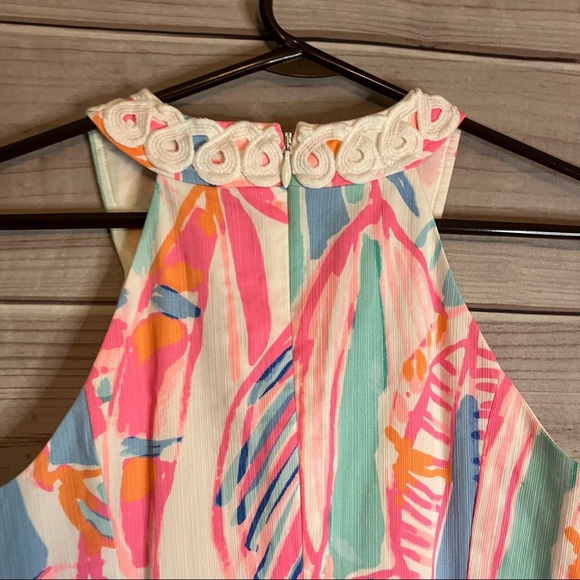 Colorful Halter Neck Women Dress - Picture 10 of 13